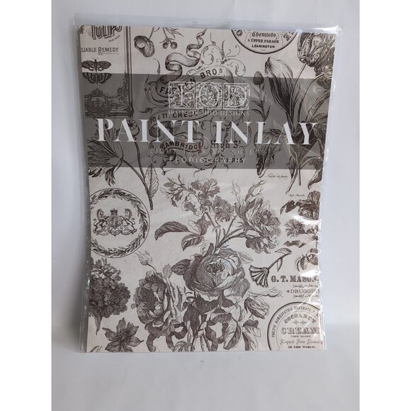 Iron Orchid Designs IOD - Floriography Paint Inlay - Picture 1 of 6